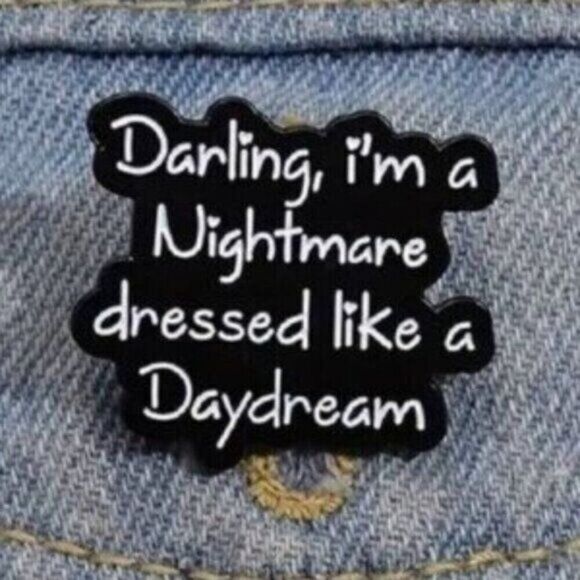 3/20 Darling Nightmare Dressed Daydream Taylor Swift Enamel Pin - Picture 1 of 1